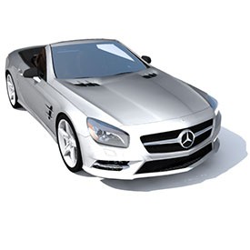 Mercedes-Benz SL 500 3D Object | FREE Artlantis Objects Download